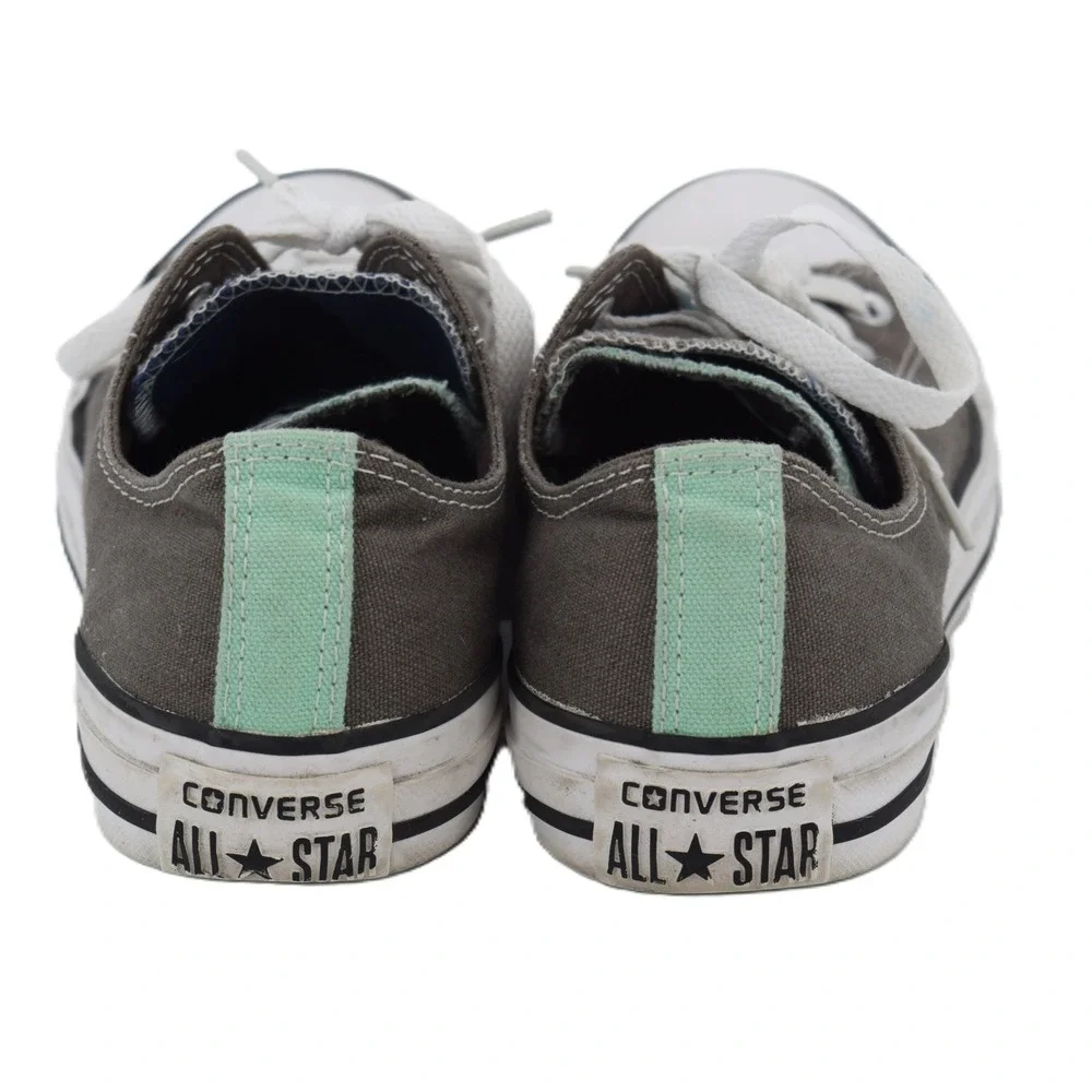 Converse Chuck Taylor All Star Unisex 9W/7M Grey Mint Low Top Double Tongue - Picture 4 of 10